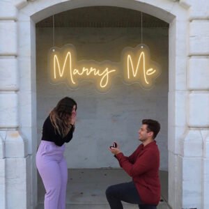 Marry Me Neon Sign