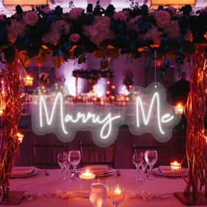 Marry Me Neon Sign