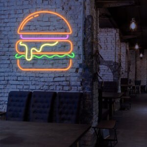 Burger Neon Sign