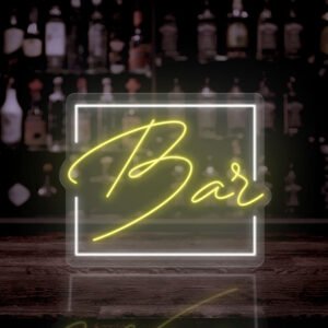 Freestanding Neon Bar Light