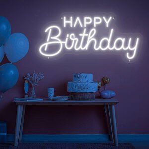 Happy Birthday LED Neon Sign