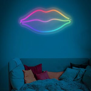 LED Lips Flow-Mo Sign