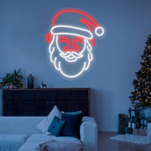 Santa Neon Sign